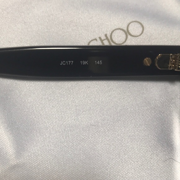 JimmyChoo Eyeglasses NWOT w/ Case & cleaning cloth - Picture 8 of 8